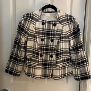 Banana Republic Plaid Suit Jacket size S